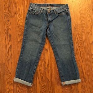 American Eagle | Medium Wash Crop Jeans